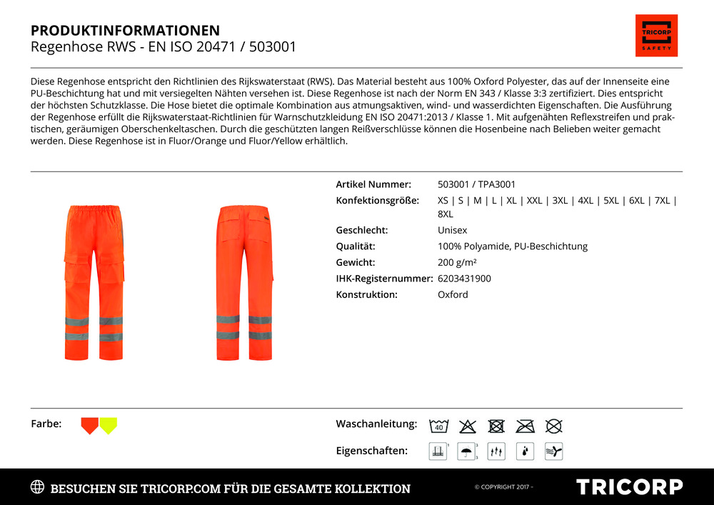 Datenblatt Zertifikat