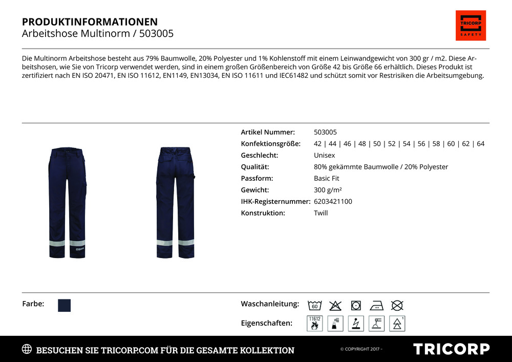 Datenblatt Zertifikat