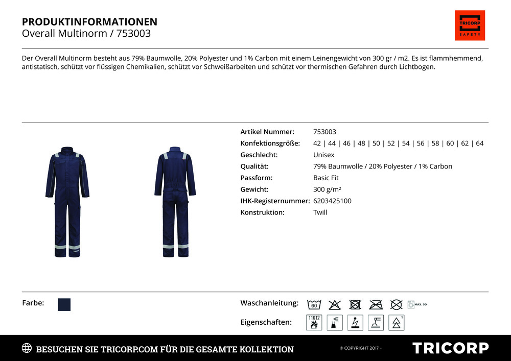 Datenblatt Zertifikat