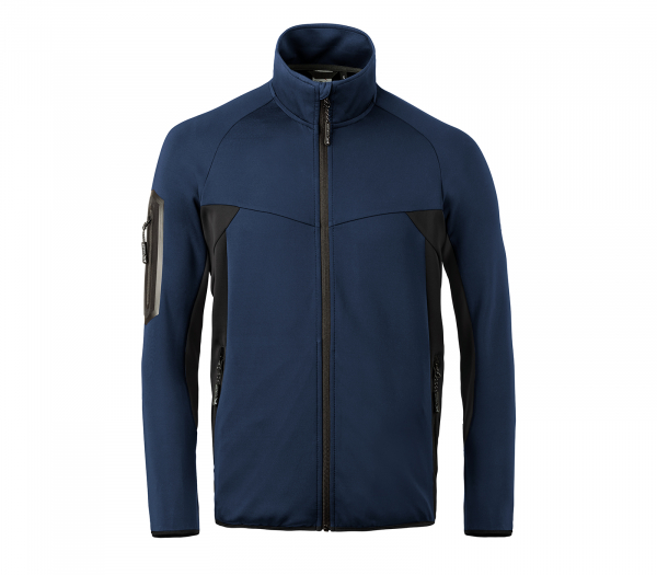 KBLER- Athletiq Stretchjacke, ca. 260g/m, dunkelblau/ schwarz