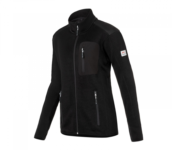 KBLER-WEATHER-Strickjacke, schwarz