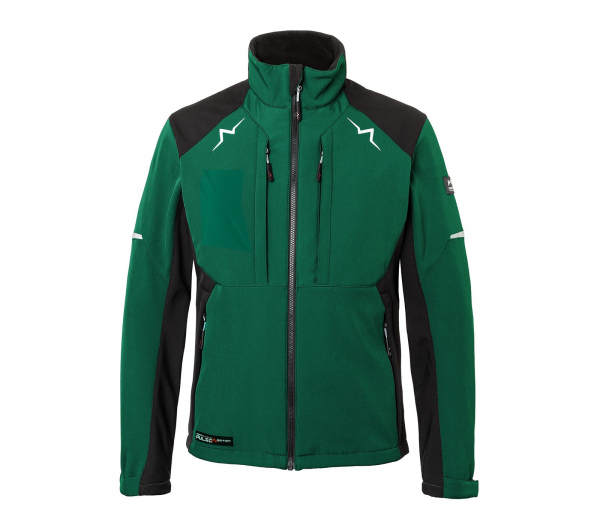 KBLER-PULSE Softshell Jacke Herren, 320 g/m, moosgrn/schwarz