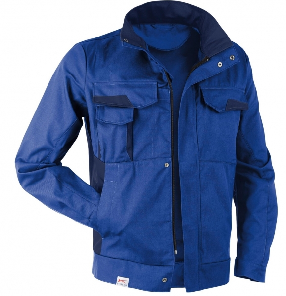 KBLER-Workwear-Arbeits-Berufs-Bund-Jacke, Vita cotton+ Jacke, ca. 305g/m, kbl.blau/dunkelblau
