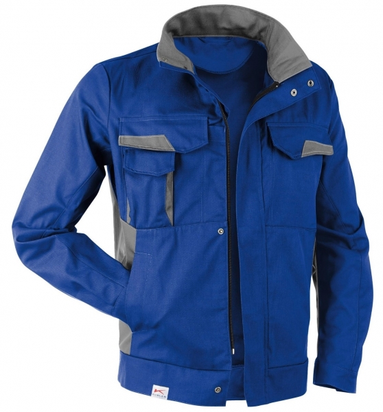 KBLER-Workwear-Arbeits-Berufs-Bund-Jacke, Vita cotton+ Jacke, ca. 305g/m, kbl.blau/mittelgrau