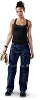 KBLER-Workwear-Damen-Arbeits-Berufs-Bund-Hose, Pulsschlag, ca. 260g/m, dunkelblau/anthrazit