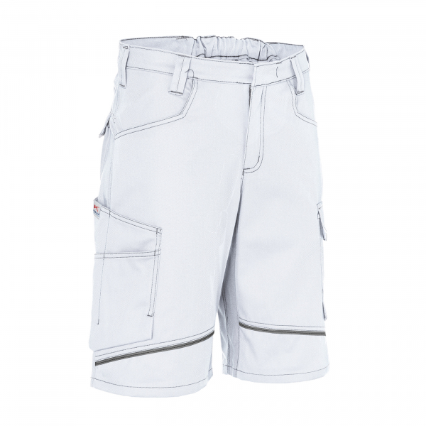 KBLER ICONIQ cotton Shorts, wei/anthrazit