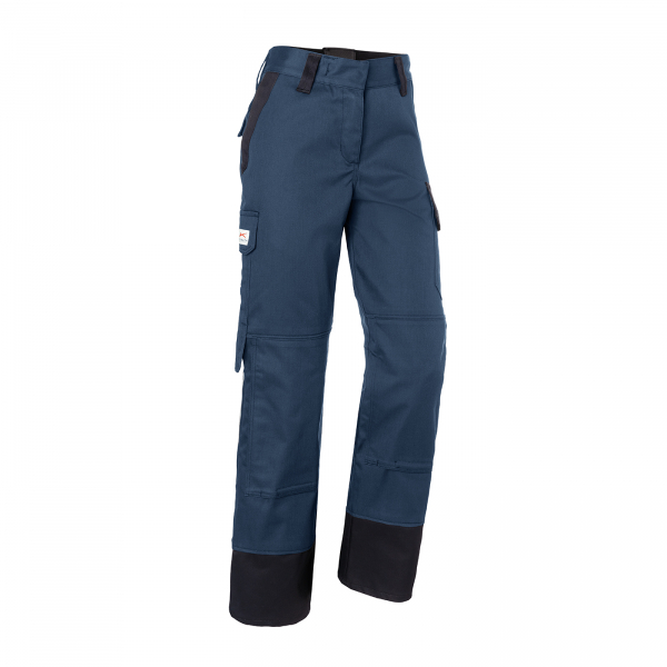 KBLER- Damenhose, PROTECTIQ, arc2, PSA 3, ca. 320 g/m, dunkelblau/ anthrazit