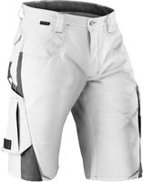 KÜBLER-Workwear-Bermuda-Arbeits-Berufs-Shorts, Pulsschlag, ca. 245 g/m², weiß/anthrazit