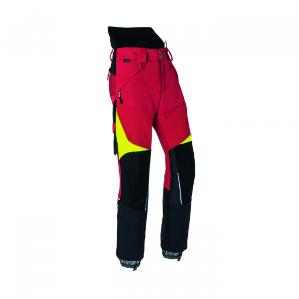 KBLER FOREST Schnittschutzhose Pro PSA 3, rot/warngelb