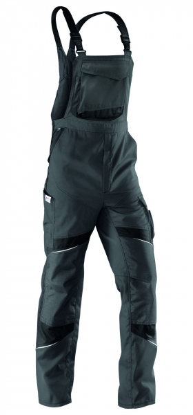 KBLER-ACTIVIQ Cotton-Latzhose High PSA 2, anthrazit/schwarz