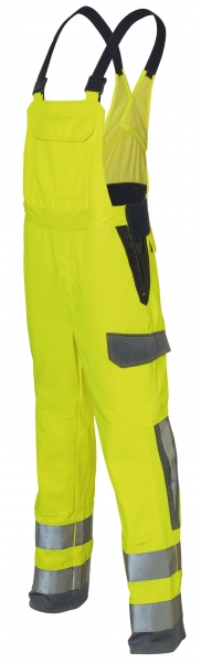 KBLER-Latzhose arc1, Protectiq High Vis, ca. 260g/m, warngelb/anthrazit