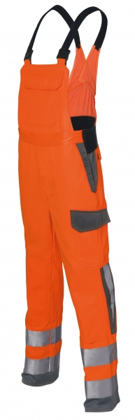 KBLER-Latzhose arc1, Protectiq High Vis, ca. 260g/m, warnorange/anthrazit