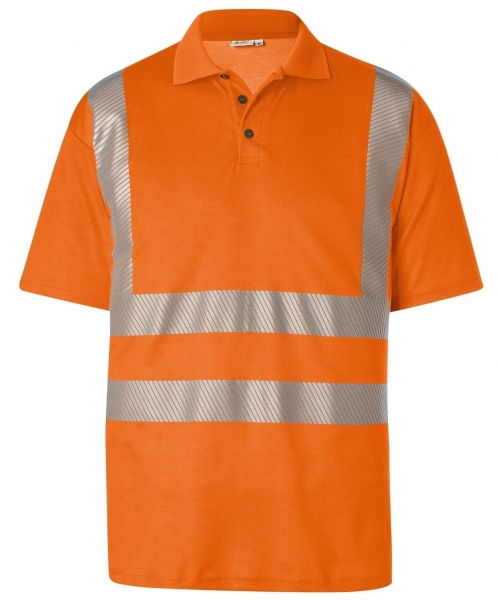 KÜBLER-Warn-Schutz, REFLECTIQ Polo-Shirt, PSA 2, ca.180g/m², warnorange