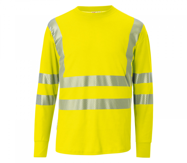 KBLER-Longsleeve REFLECTIQ, PSA 2, ca. 180 g/m, warngelb