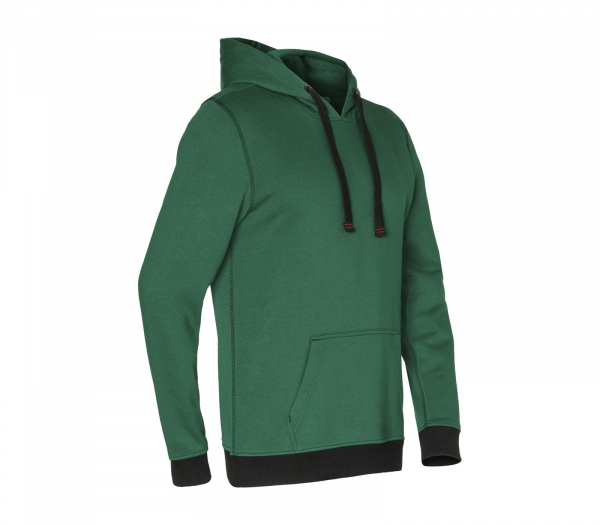 KBLER-PULSE HANDCRAFT Hoodie, ca. 300 g/m, moosgrn/schwarz