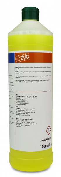 ZVG-zetClean-Reinigung-Desinfektion, Intensivreiniger, ZET-Turbo,Konzentrat, VE: 1 Karton á 12 Flaschen á 1 l