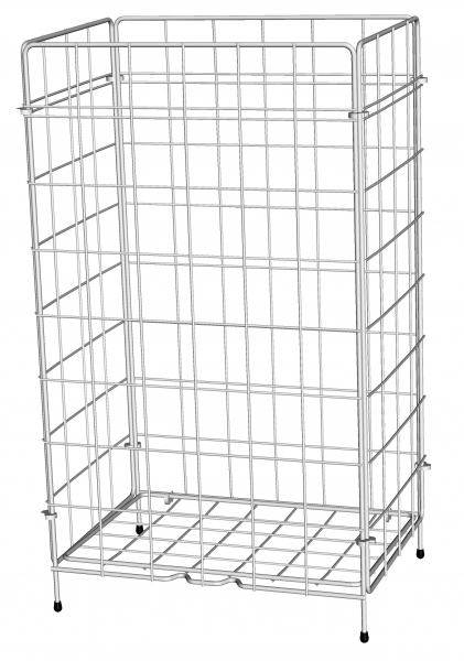 ZVG-zetPutz-Gitterkorb aus Metall m. Kunststoffbeschichtung, ca. 50 l, VE: 1 Stck