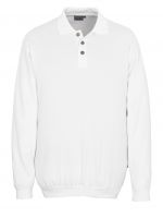 MASCOT-Workwear, Polo-Sweatshirt, Trinidad, 310 g/m², weiß