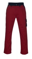 MASCOT-Workwear-Bundhose, Arbeits-Berufs-Hose, TORINO, Lg. 82 cm, MG310, rot/marine
