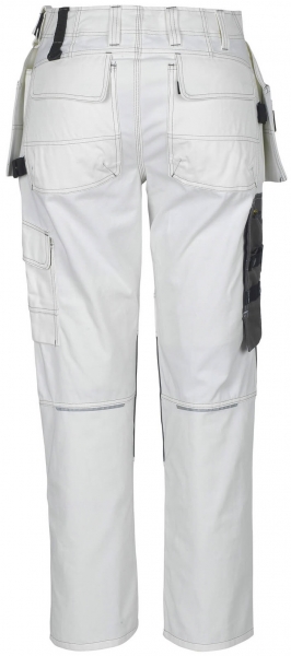 MASCOT-Workwear, Arbeits-Berufs-Bund-Hose, Atlanta, 82 cm, 355 g/m², weiß