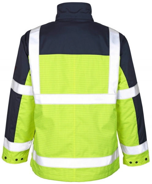 MASCOT-Workwear, Warnschutz-Jacke, Lungern,  230 g/m², gelb/marine