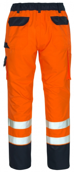 MASCOT-Workwear, Warnschutz-berziehhose, Linz, 240 g/m, orange/marine