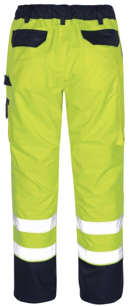 MASCOT-Workwear, Warnschutz-berziehhose, Linz, 240 g/m, gelb/marine
