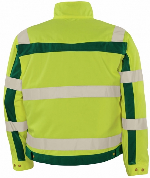 MASCOT-Workwear, Warnschutz-Jacke, Cameta, 310 g/m, gelb/grn