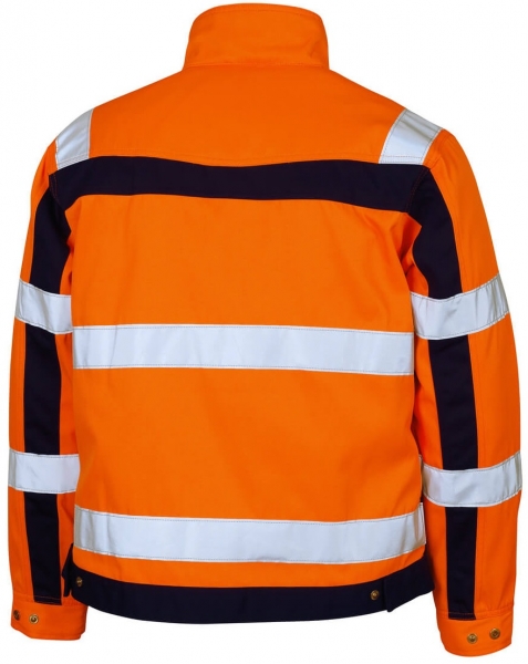 MASCOT-Workwear, Warnschutz-Jacke, Cameta, 290 g/m, orange/marine