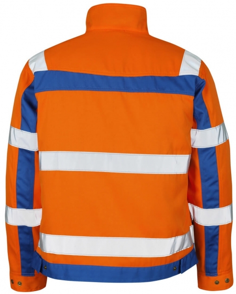 MASCOT-Workwear, Warnschutz-Jacke, Cameta, 290 g/m, orange/kornblau