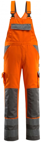 MASCOT-Workwear, Warnschutz-Latzhose, Barras, 76 cm, 290 g/m², orange/anthrazit
