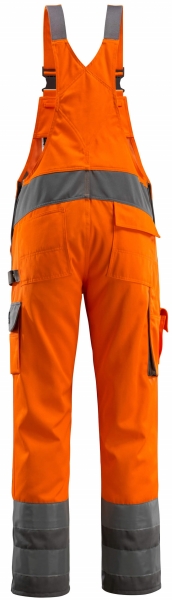 MASCOT-Workwear, Warnschutz-Latzhose, Barras, 76 cm, 290 g/m, orange/anthrazit