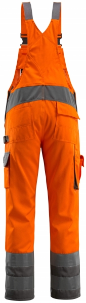 MASCOT-Workwear, Warnschutz-Latzhose, Barras, 82 cm, 290 g/m, orange/anthrazit