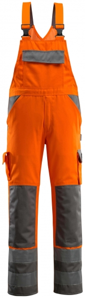 MASCOT-Workwear, Warnschutz-Latzhose, Barras, 90 cm, 290 g/m², orange/anthrazit