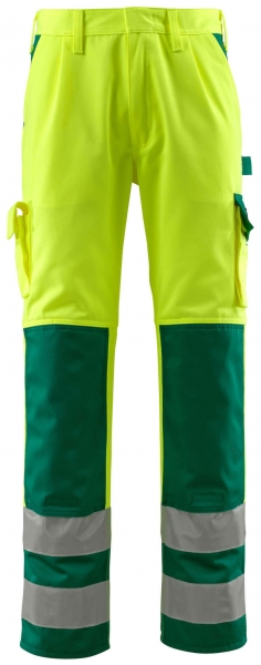 MASCOT-Workwear, Warnschutz-Bundhose, Olinda, 76 cm, 310 g/m², gelb/grün