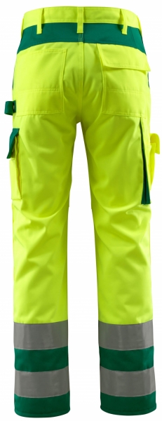 MASCOT-Workwear, Warnschutz-Bundhose, Olinda, 82 cm, 310 g/m, gelb/grn