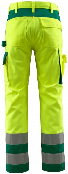 MASCOT-Workwear, Warnschutz-Bundhose, Olinda, 90 cm, 310 g/m, gelb/grn