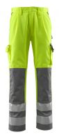 MASCOT-Workwear, Warnschutz-Bundhose, Olinda, 82 cm, 310 g/m², gelb/anthrazit