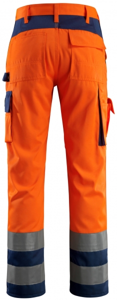 MASCOT-Workwear-Warn-Schutz-Arbeits-Berufs-Bund-Hose, OLINDA, MG290, orange/marine