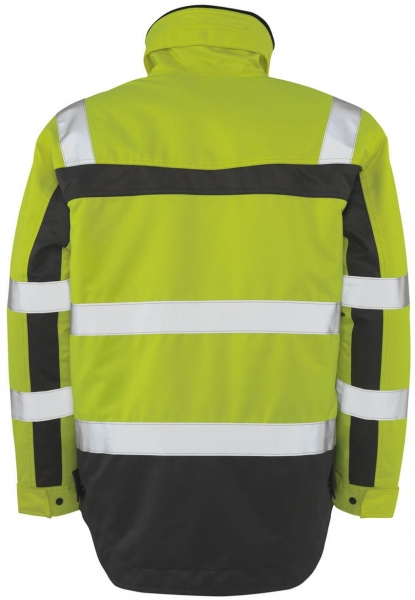 MASCOT-Workwear, Warnschutz-Pilotjacke, Teresina, 240 g/m, gelb/anthrazit