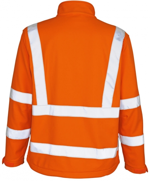 MASCOT-Workwear, Warnschutz-Soft Shell Jacke, Calgary, 365 g/m, orange