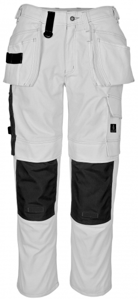 MASCOT-Workwear, Arbeits-Berufs-Bund-Hose, Ronda, 76 cm, 310 g/m, wei