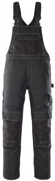 MASCOT-Workwear, Arbeits-Berufs-Latz-Hose, Orense, 76 cm, 310 g/m, schwarz