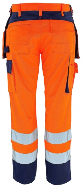 MASCOT-Workwear, Warnschutz-Bundhose, Almas, 90 cm, 310 g/m, orange/marine