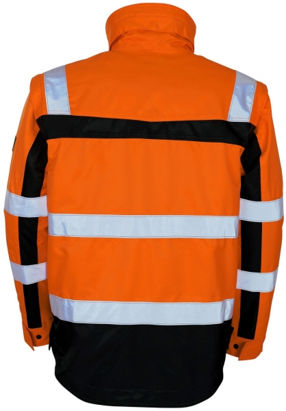 MASCOT-Workwear, Warnschutz-Pilotjacke, Loreto, 240 g/m, orange/marine