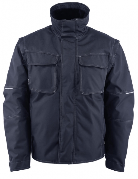 Winter Piloten Jacke schwarz Arbeitsjacke Arbeitskleidung Kälteschutz Maco Tools 