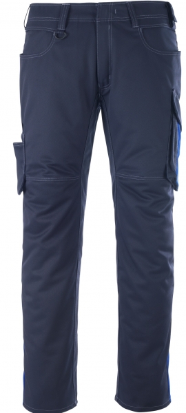 MASCOT-Workwear, Arbeits-Berufs-Bund-Hose, Dortmund, 82 cm, 340 g/m, schwarzblau/kornblau