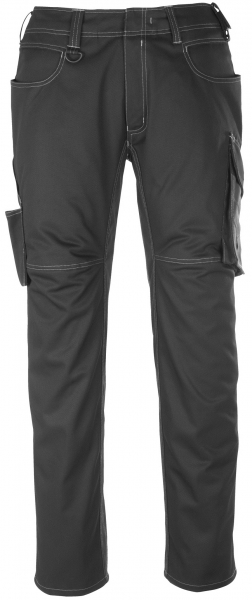 MASCOT-Workwear, Arbeits-Berufs-Bund-Hose, Dortmund, 90 cm, 340 g/m, schwarz/dunkelanthrazit