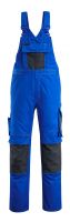 MASCOT-Workwear, Arbeits-Berufs-Latz-Hose, Augsburg, 76 cm, 270 g/m, kornblau/schwarzblau