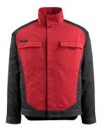 MASCOT-Workwear, Arbeits-Berufs-Arbeits-Jacke, Fulda, 270 g/m, rot/schwarz